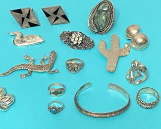 vintage Mexican & Navajo sterling