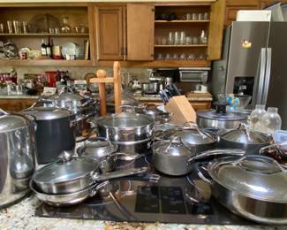 lots and lots of pots