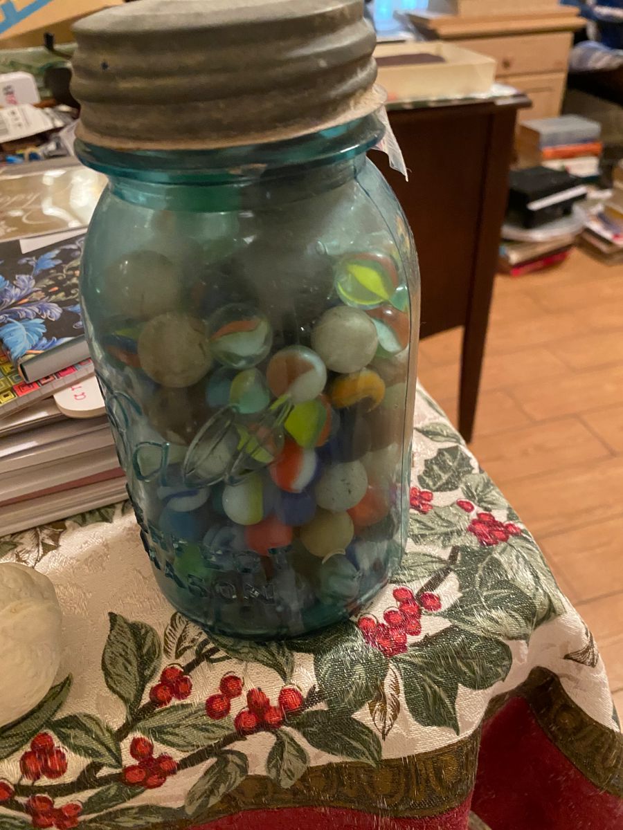 Antique marbles!! So cool my
