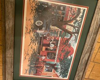 Earl Hebert signed print