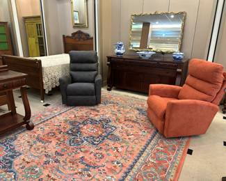 Two Lazy Boy power recliners - still have the tags attached - appear to be new!