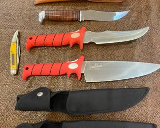 Bubba Blade's & Case xx hunting knife (like new)