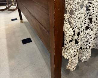 Antique bed on rollars