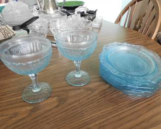 Vintage Blue Depression