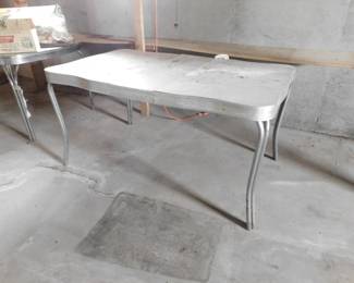Vintage Chrome Leg Dinette Table