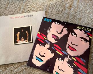 Beatles & Kiss Albums