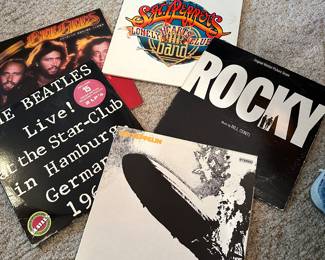Beatles, Bee Gees, Rocky, Led Zeppelin