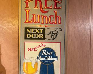 Vintage PBR Beer Sign