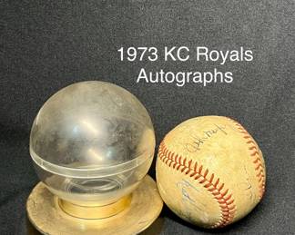 1973 KC Royals Autographs