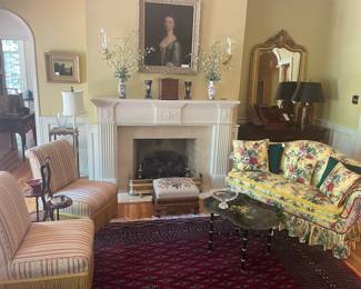 Painting by Sir Joshua Reynolds
19th C. French Gilt Mirror