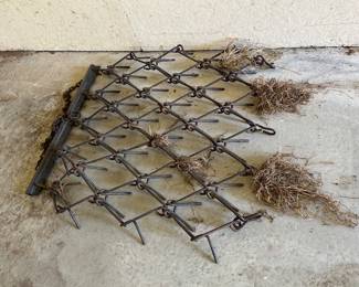 Tractor rake attachment