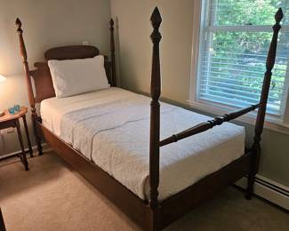 Wooden bed frame 