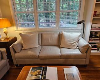 Italian Leather Couch 