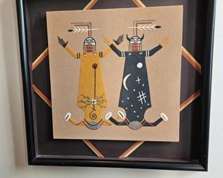 Father Sky and Mother Earth Sand Painting