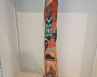 Hopi Famous Artist Richard Dewakuku "White Chin, Red Long Hair"