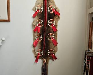 Plains Indian otter pelt bandolier