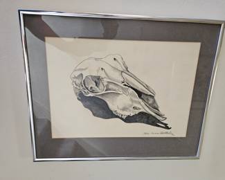 Diane Delmonte Original Pencil Drawing