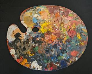 Jerry Jacoby Palette 1984,  Signed