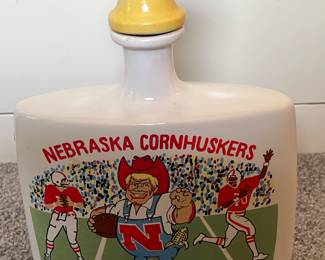 Nebraska Cornhuskers 1983 Mike Wayne Decanter