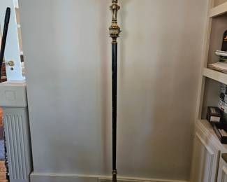 Vintage Hollywood Regency Brass Floor Lamp