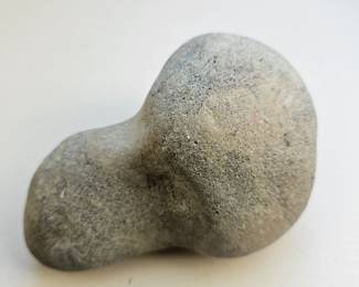 NATIVE AMERICAN INDIAN RELIC FULL GROOVED HAMMERSTONE HAMMERHEAD MAUL STONE TOOL