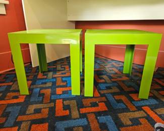 Vintage Syroco Parsons Side Tables