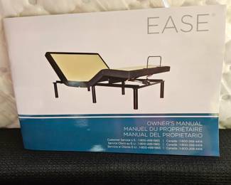 Sealy Ease Twin Adjustable Bed and Mattress 