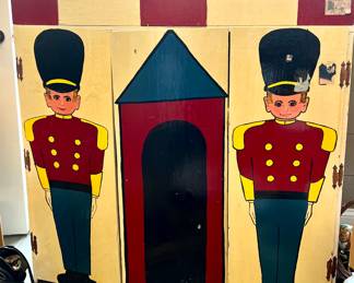 Handmade Toy Chest with Huntsville places inside- was $125- now $31.25