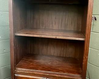 Wooden Bookshelf with Light- was $100- now $25