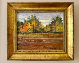 "Autumn" Oil on Board, Signed Don Grieger