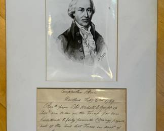 Autographed Oliver Ellsworth Promise Note