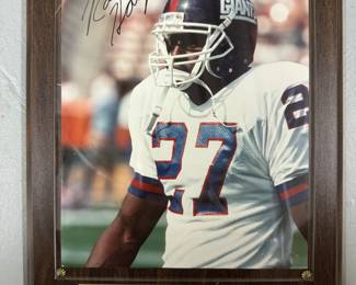 Autographed Rodney Hampton Photograph