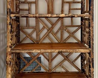 (2) Bamboo Shelves