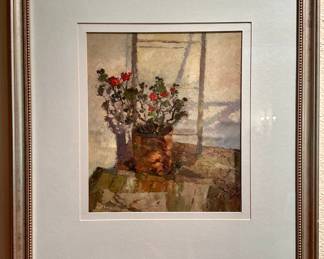 Still Life Framed Oil, Signed Mason