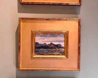 (3) Oil on Boards, Signed - Painted in Ireland