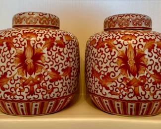 (2) Vintage Ginger Jars