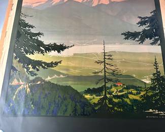 World War I Paris-Lyon-Mediterranee Poster