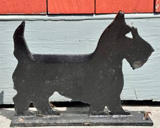 Cast Iron Scottie Door Stop