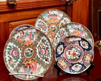 Imari & Rose Medallion Plates
