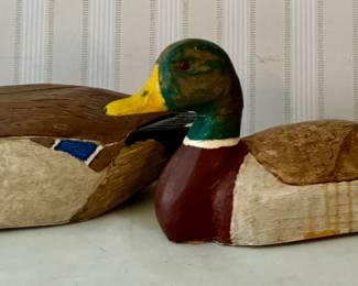 Carved Mallard Duck Decoys