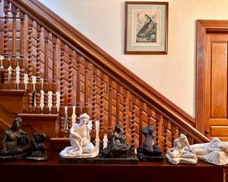 Hand Painted Figural Nudes