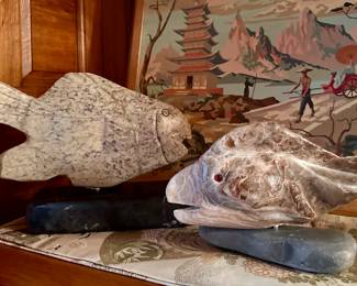 Carved Alabaster Fish