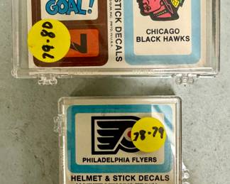 Chicago Black Hawks & Philadelphia Flyers Decals