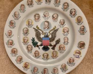 Two Hundred Years of Presidents Plate