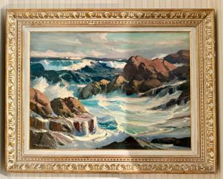 "Coastal Maine" Oil on Canvas, Signed