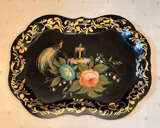 Hand Painted Towle Tray