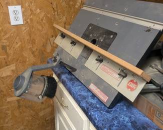 Shop Smith Router Table set up