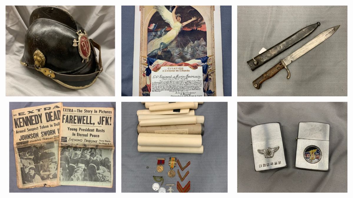 Preview of a Tribute to a Lifetime of Military Collecting. Marine Corps, WWI, WWII, Korea and More! This isn't the entire list of the collection so be sure to visits us on Auction Ninja!