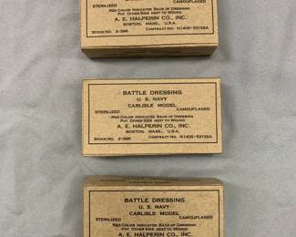 U.S. NAVY CARLISLE MODEL BATTLE DRESSINGS, WW2 #1