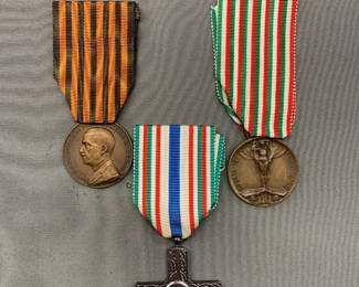 WW1 ITALIAN CAMPAIGN AND SERVICE MEDALS
